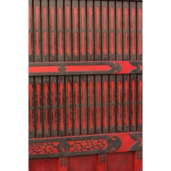 金沢升格子鉄尽くし波兎蔵戸　W341 