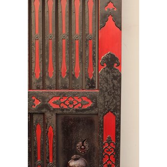 金沢升格子鉄尽くし波兎蔵戸　W341 