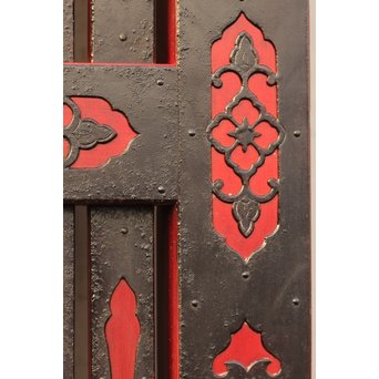 金沢升格子鉄尽くし波兎蔵戸　W341 