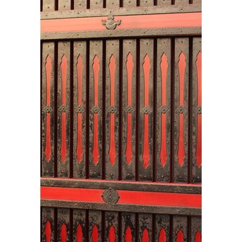 金沢升格子鉄尽くし波兎蔵戸　W341 