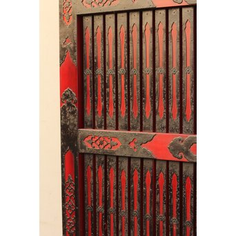 金沢升格子鉄尽くし波兎蔵戸　W341 