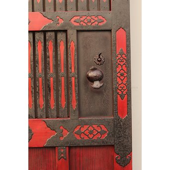 金沢升格子鉄尽くし波兎蔵戸　W341 