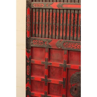 金沢升格子鉄尽くし波兎蔵戸　W341 