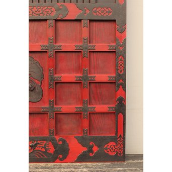 金沢升格子鉄尽くし波兎蔵戸　W341 