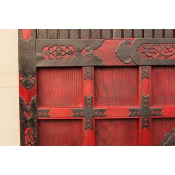 金沢升格子鉄尽くし波兎蔵戸　W341 