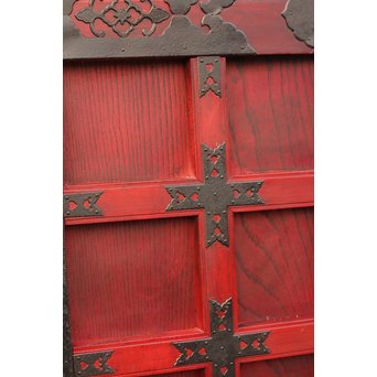 金沢升格子鉄尽くし波兎蔵戸　W341 