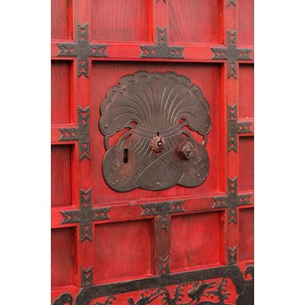 金沢升格子鉄尽くし波兎蔵戸　W341 