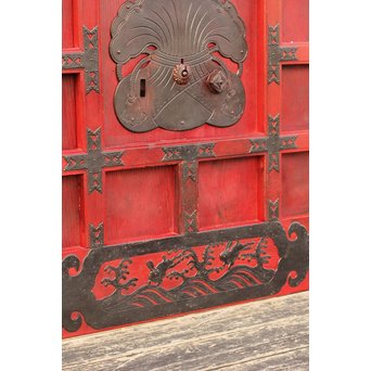 金沢升格子鉄尽くし波兎蔵戸　W341 