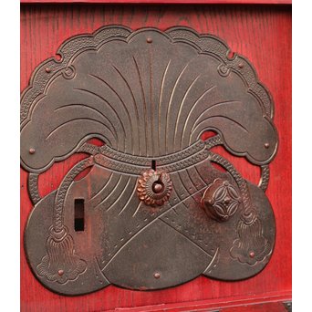 金沢升格子鉄尽くし波兎蔵戸　W341 