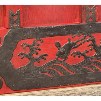 金沢升格子鉄尽くし波兎蔵戸　W341 