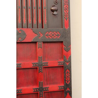 金沢升格子鉄尽くし波兎蔵戸　W341 