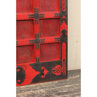 金沢升格子鉄尽くし波兎蔵戸　W341 