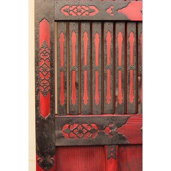 金沢升格子鉄尽くし波兎蔵戸　W341 