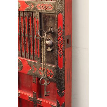 金沢升格子鉄尽くし波兎蔵戸　W341 