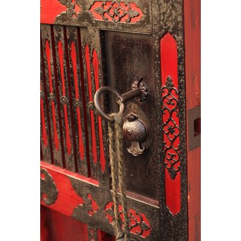 金沢升格子鉄尽くし波兎蔵戸　W341 