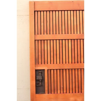 金沢升格子鉄尽くし波兎蔵戸　W341 