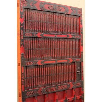 金沢升格子鉄尽くし波兎蔵戸　W341 