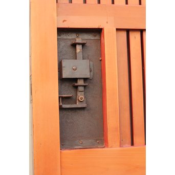 金沢升格子鉄尽くし波兎蔵戸　W341 