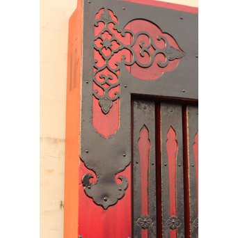 金沢升格子鉄尽くし波兎蔵戸　W341 