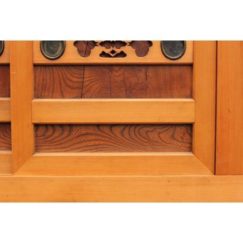 極上6尺/１間白木水屋箪笥　M52 