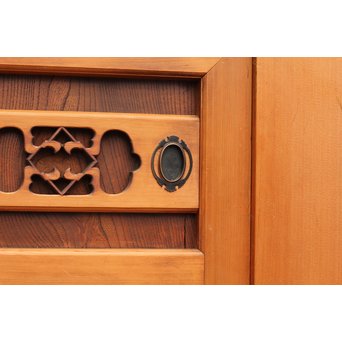 極上6尺/１間白木水屋箪笥　M52 