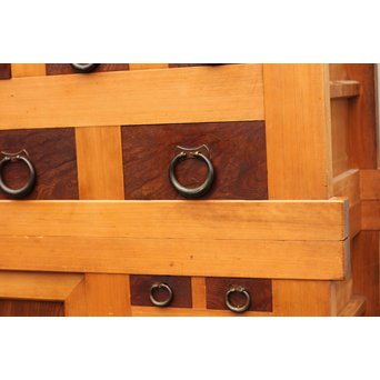 極上6尺/１間白木水屋箪笥　M52 