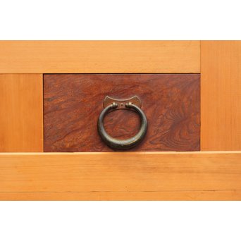 極上6尺/１間白木水屋箪笥　M52 