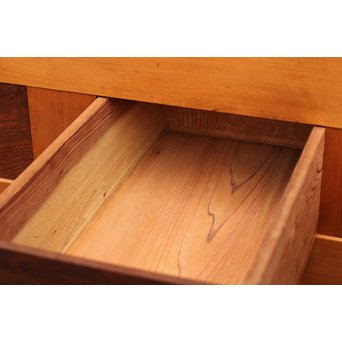 極上6尺/１間白木水屋箪笥　M52 