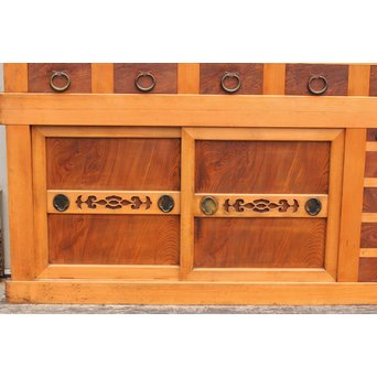 極上6尺/１間白木水屋箪笥　M52 