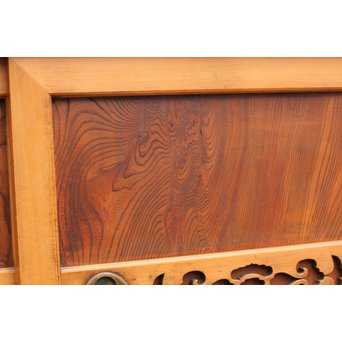 極上6尺/１間白木水屋箪笥　M52 