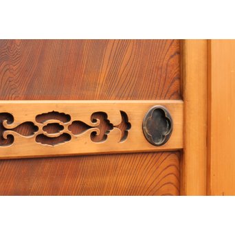 極上6尺/１間白木水屋箪笥　M52 