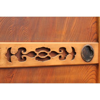 極上6尺/１間白木水屋箪笥　M52 