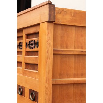 極上6尺/１間白木水屋箪笥　M52 