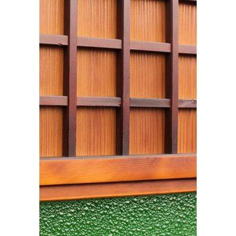 特大ダイヤ緑ガラス建具　2枚1組　GD681 