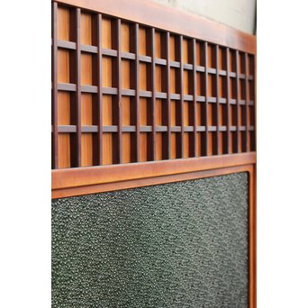 特大ダイヤ緑ガラス建具　2枚1組　GD681 