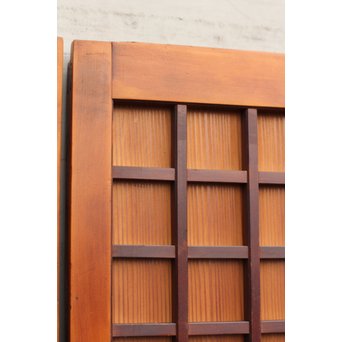 特大ダイヤ緑ガラス建具　2枚1組　GD681 