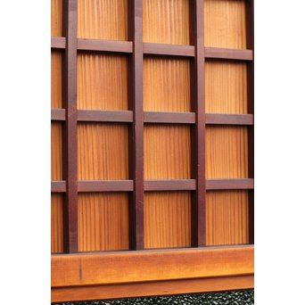 特大ダイヤ緑ガラス建具　2枚1組　GD681 