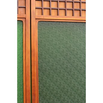 特大ダイヤ緑ガラス建具　2枚1組　GD681 