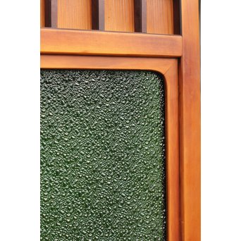 特大ダイヤ緑ガラス建具　2枚1組　GD681 