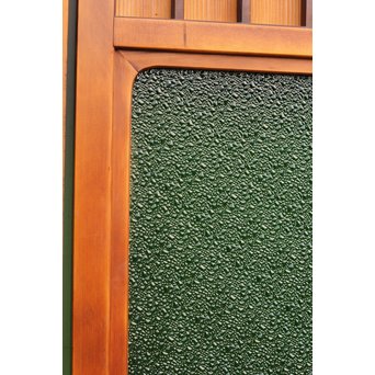 特大ダイヤ緑ガラス建具　2枚1組　GD681 