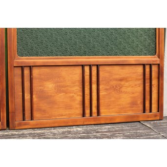 特大ダイヤ緑ガラス建具　2枚1組　GD681 