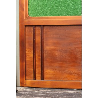 特大ダイヤ緑ガラス建具　2枚1組　GD681 