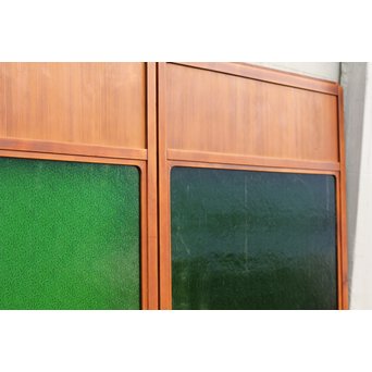 特大ダイヤ緑ガラス建具　2枚1組　GD681 