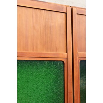 特大ダイヤ緑ガラス建具　2枚1組　GD681 