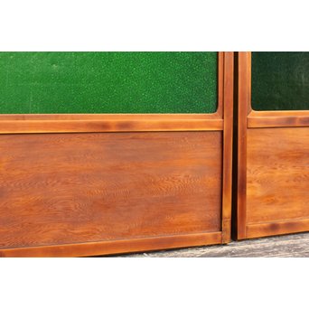 特大ダイヤ緑ガラス建具　2枚1組　GD681 