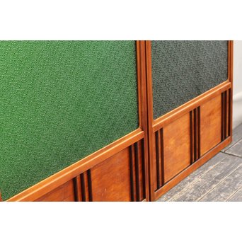 特大ダイヤ緑ガラス建具　2枚1組　GD681 