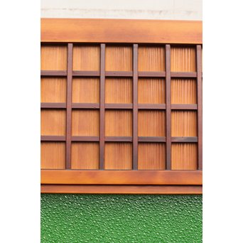 特大ダイヤ緑ガラス建具　2枚1組　GD681 