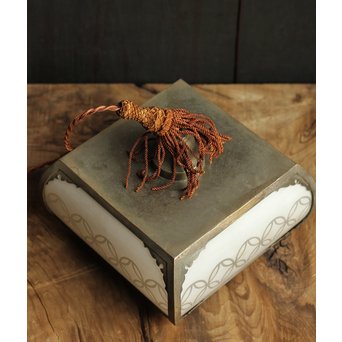 ワケあり七宝紋R硝子の珍照明　A1243 