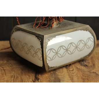 ワケあり七宝紋R硝子の珍照明　A1243 