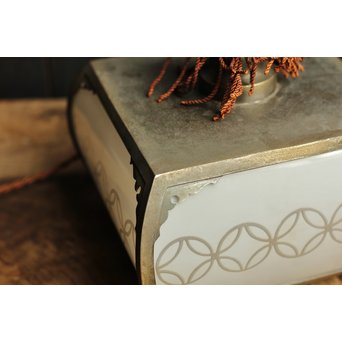 ワケあり七宝紋R硝子の珍照明　A1243 